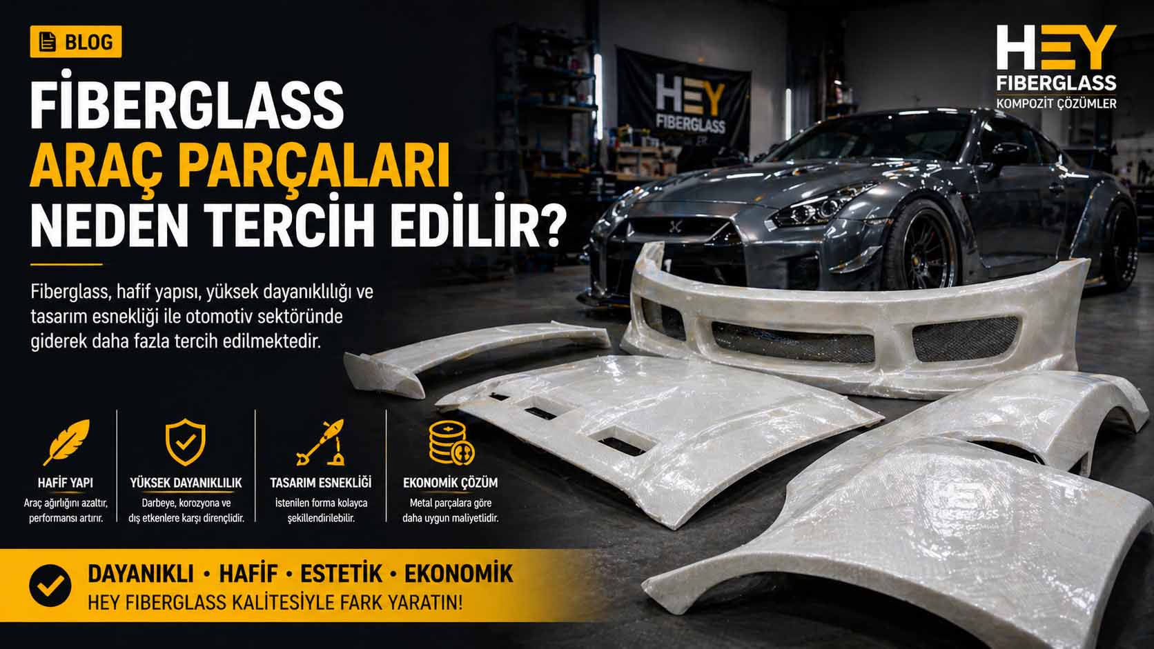 Fiberglass Araç Parçaları Neden Tercih Edilir?